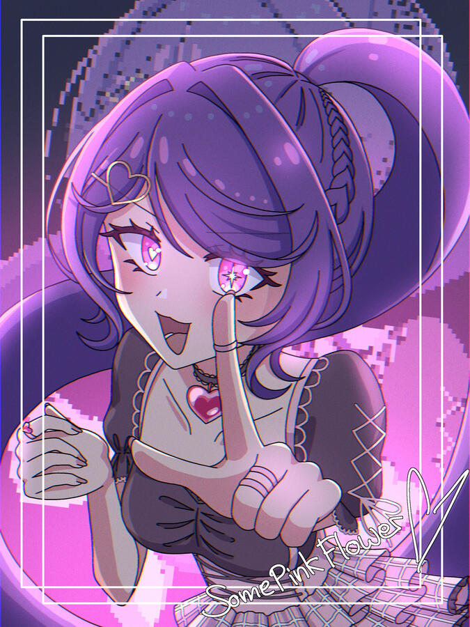 Artwork by @ SomePinkFlower on Twitter